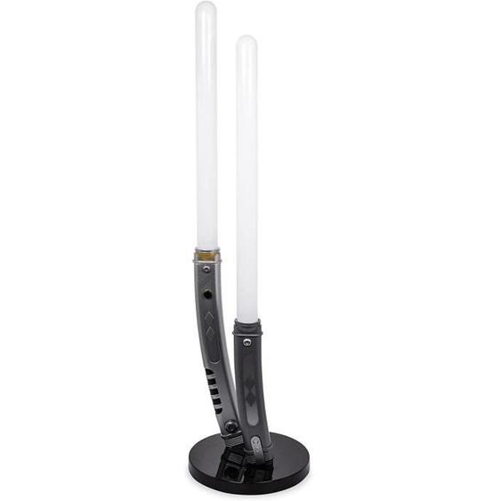 Lampe de bureau - Ukonic - Double Sabres Laser Ahsoka - LED - Gris, noir - Blanc