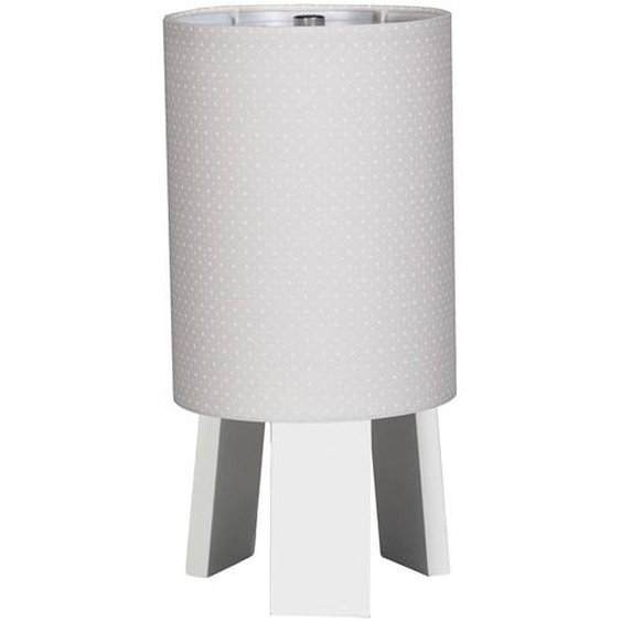 Lampe De Chevet Avec Pied En Coton Beige