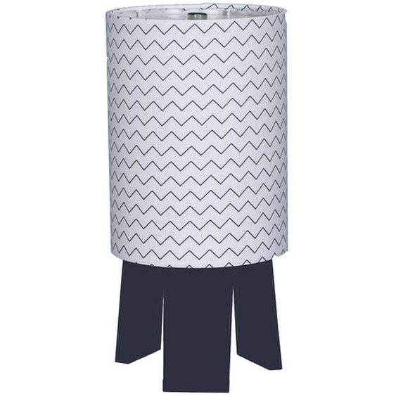 Lampe De Chevet Avec Pied En Coton Blanc