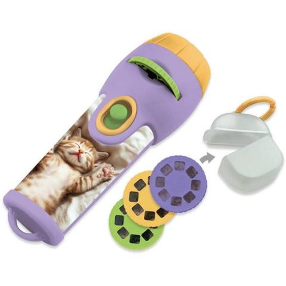 Lampe De Poche Et Projecteur - Chat Et Chien Multicolor