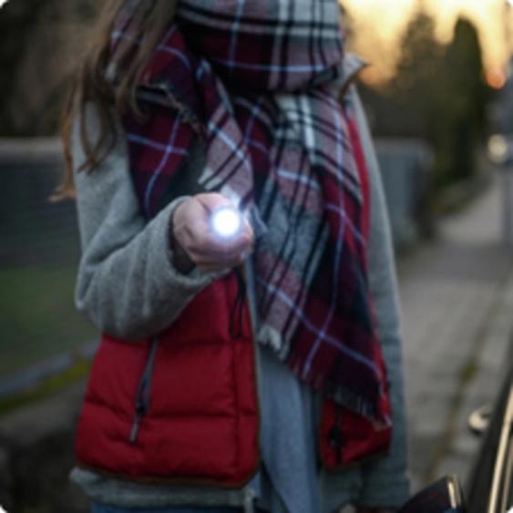 Lampe de poche LED Adventure TA100BF, noir