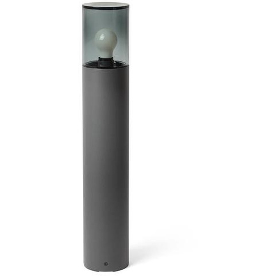 Lampe de socle gris foncé avec verre fumé H700 KILA 71750