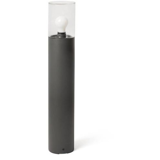 Lampe de socle gris foncé avec verre transparent H700 KILA 71749