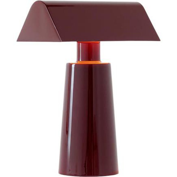 Lampe de table à batterie Caret MF1 - dark burgundy