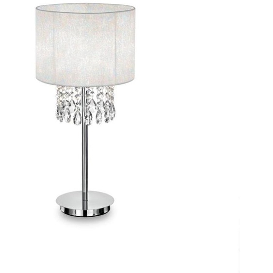 Lampe de table blanche OPERA cristal 1 ampoule