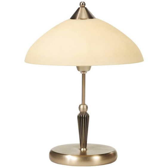Lampe de table Rabalux 8172 Regina, E14, bronze-argent-crème, ronde, style classique, ø300 mm