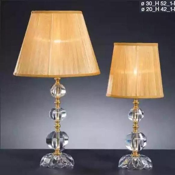 Lampe de table classique en cristal Lustre en cristal Lampe de style Nouveau