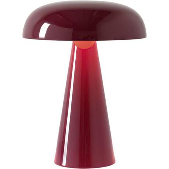 Lampe de table Como SC53 batterie - marron rouge