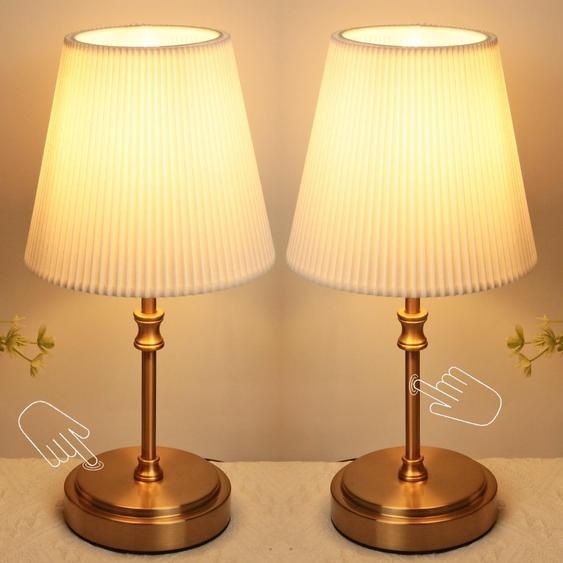 Lampe de table dimmable avectactile et 3 niveaux de luminosité
