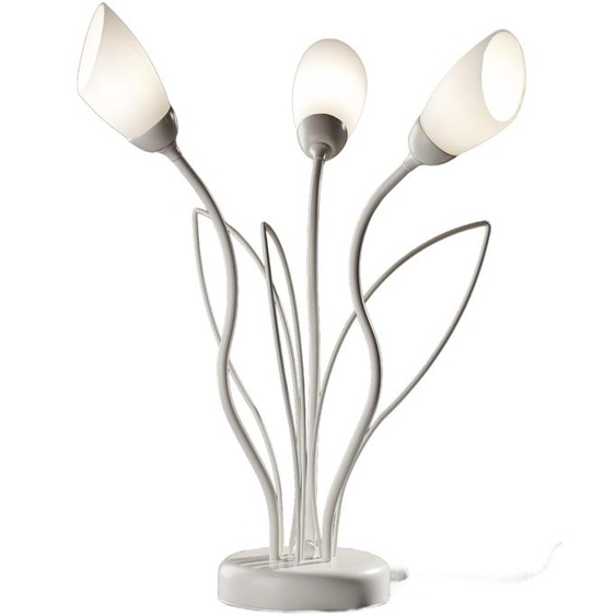 Lampe de table GLORIOSA gris-blanc 3xG9x15W en métal, dimensions : 46x35x35 cm, IP20, Jupiter