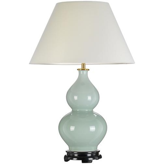 Lampe de table Harbin, blanc-célestine, 1xE27x60W, céramique / plâtre, dimensions : 69x40x20 cm, IP20, Designers Lightbox