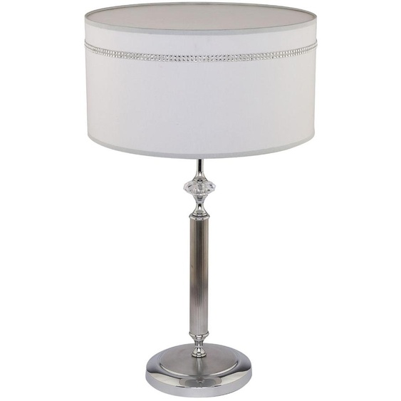 Lampe de table JULIA II, gris chromé, 1xE27x20W, métal, dimensions : 57x35x35 cm, IP20, Jupiter