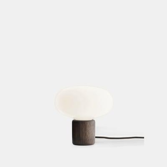 Lampe de table Karl-Johan - verre blanc opaline