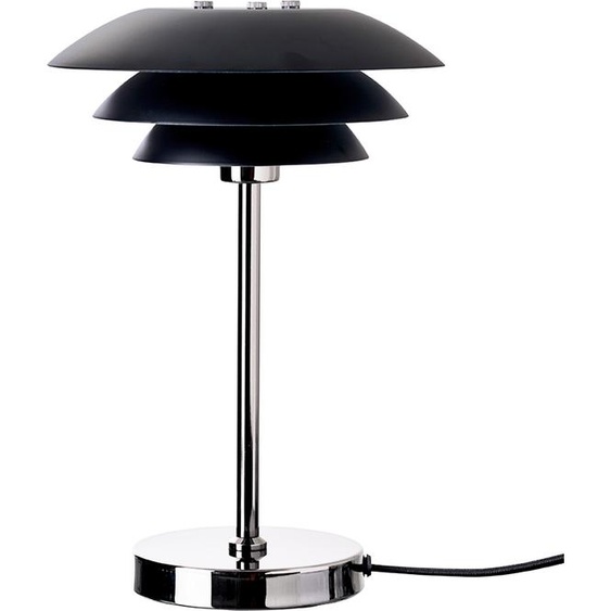 Lampe de table, lampe de chevet, lampe de bureau, lampe de lecture LED, DL20 noir/chrome
