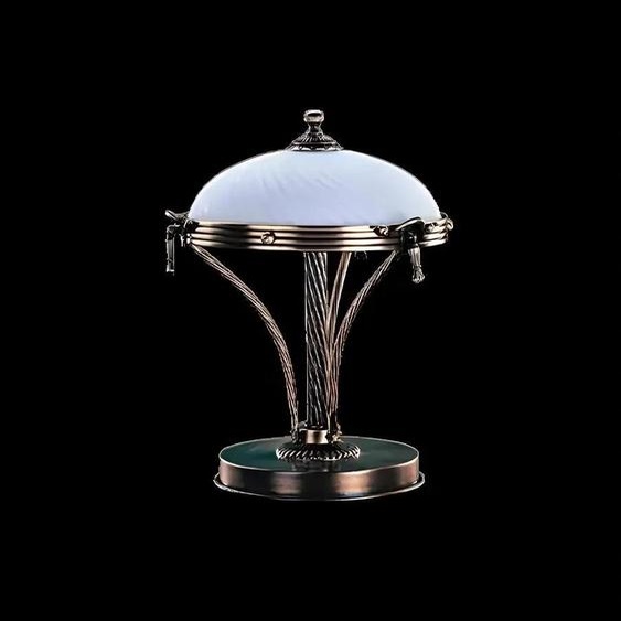 Lampe de table Lampe de table Luminaires Blanc Or Luminaires Table Verre Art