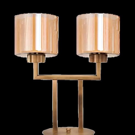 Lampe de table Lampe de table Luminaires Moderne Or Luminaires Table Verre