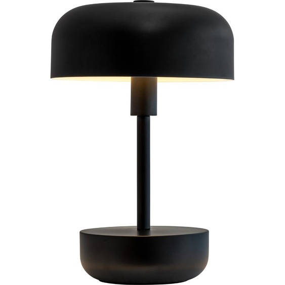 Lampe de table, Lampe de table sans fil à intensité variable, Lampe de table Led en métal, Lampe de lecture, Rechargeable par USB, Haipot noir