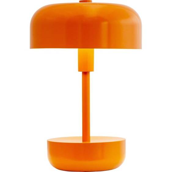 Lampe de table, Lampe de table sans fil à intensité variable, Lampe de table Led en métal, Lampe de lecture, Rechargeable par USB, Haipot orange