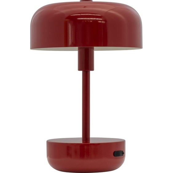 Lampe de table, Lampe de table sans fil à intensité variable, Lampe de table Led en métal, Lampe de lecture, Rechargeable par USB, Haipot rouge foncé
