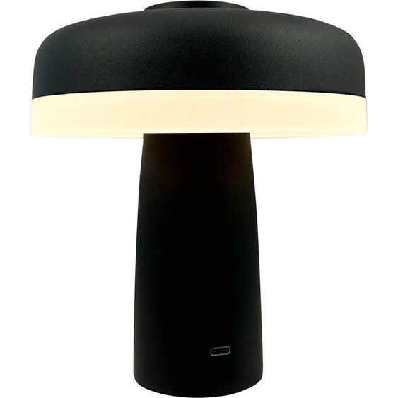 Lampe de table, Lampe de table sans fil à intensité variable, Lampe de table Led en métal, Lampe de lecture, Rechargeable par USB, Porter noir