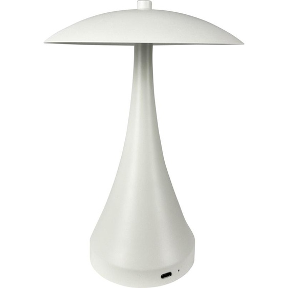Lampe de table, Lampe de table sans fil à intensité variable, Lampe de table Led en métal, Lampe de lecture, Rechargeable par USB, Vienna crème blanc