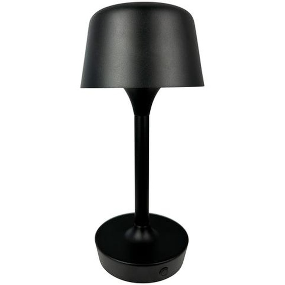 Lampe de table, Lampe de table sans fil à intensité variable, Lampe de table Led en métal, Lampe de lecture, USB Rechargeable, FLOW noir