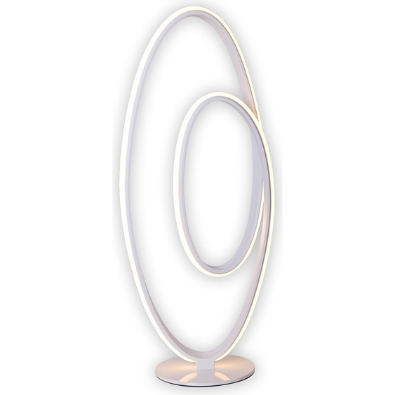 Lampe de table LED Näve ODRIVE avec carte LED dimmable Lampe de table LED ODRIVE avec carte LED dimmable Lampes de table - Lampe de table LED h : 60 cm blanche « ODRIVE », lampe de table de style moderne, en métal et plastique blanc, hauteur 60 cm,