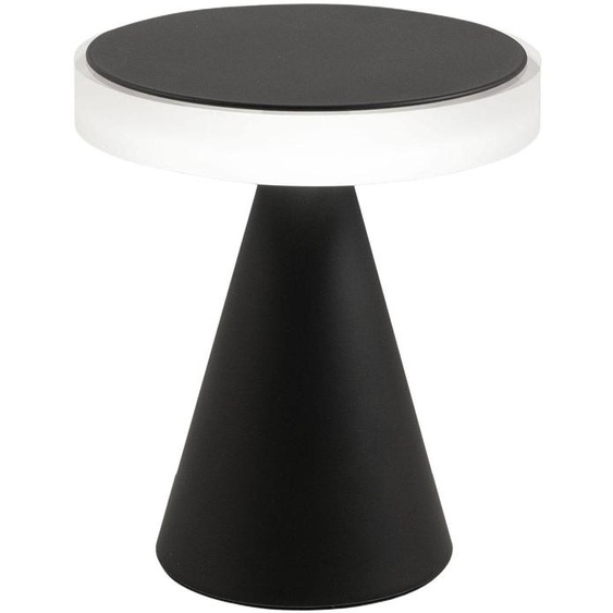 Lampe De Table Led Fabas, Lumière Neutre 8 W 750 Lm 3000 K, Structure En Métal Et Méthacrylate AvecTactile, Couleur Noire - Fabas Luce
