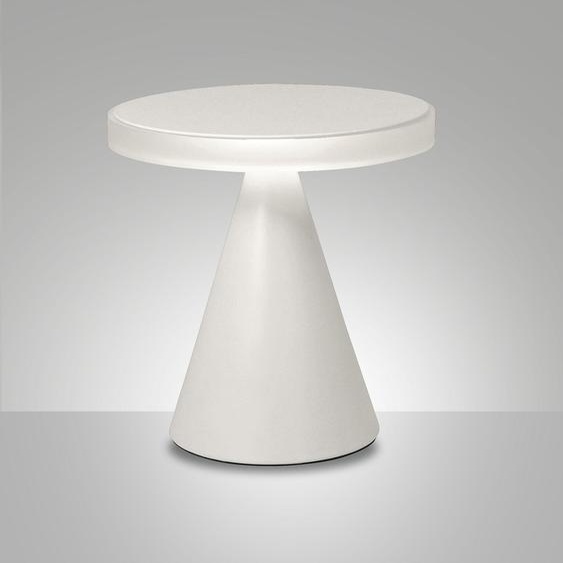 Lampe de table LED neutre 12 W 1260 lm 3000 K, structure en métal et méthacrylate, blanc, IP20 - Éclairage intérieur élégant et moderne