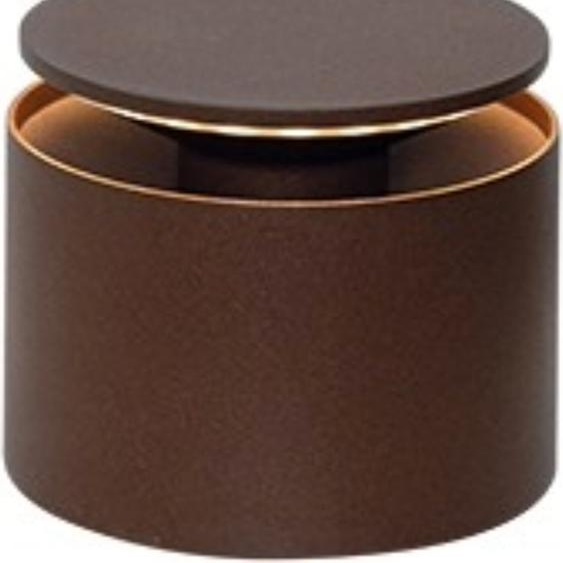 Lampe de table LED Push Up Corten portable et rechargeable