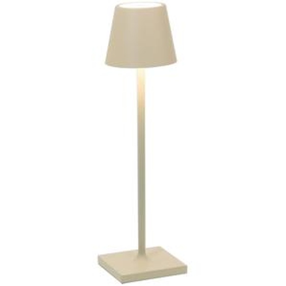 Lampe De Table Led Rechargeable Et Dimmable Poldina Pro Micro Sabbia Avec Autonomie JusquÀ 12 Heures
