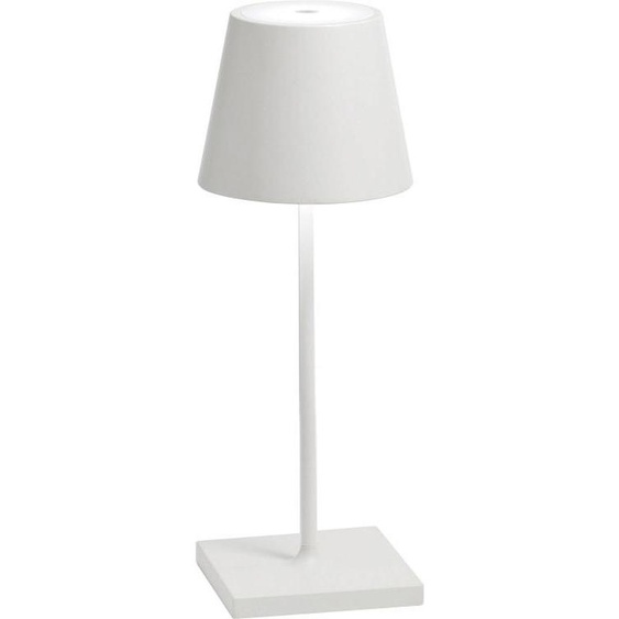 Lampe de table LED rechargeable et dimmable Poldina Pro Mini White avec une autonomie allant jusquà 12 heures