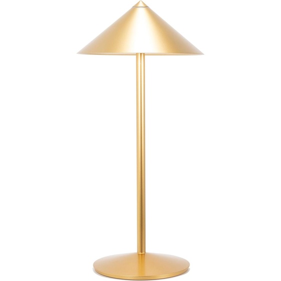 Lampe de table LED Zafferano Pina L Desk or, rechargeable, 6W IP65, tactile, tête magnétique, pour intérieur/extérieur