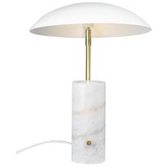 Lampe de table Mademoiselle en marbre blanc