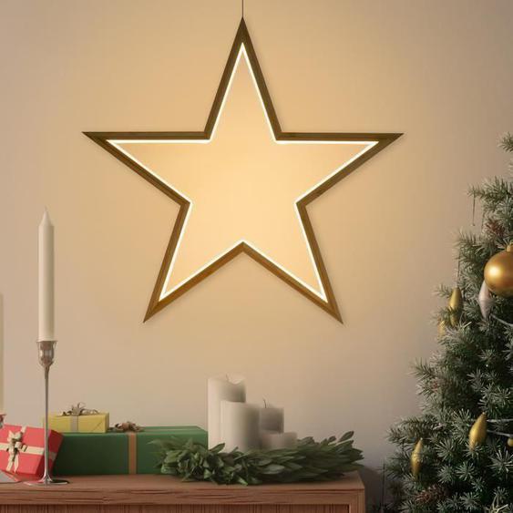 Lampe décorative en forme détoile - Bambou 53x3x53cm ARTECSIS