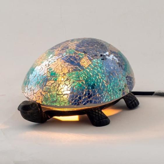 Lampe Decorative - SIGNES GRIMALT - Lampe Tortue - Mosaïque de Verre Coloré - Électrique - Style Ethnique