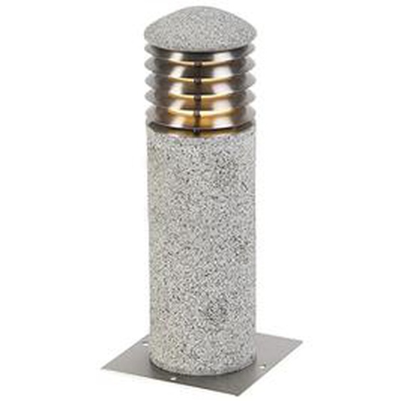 Lampe dextérieur debout moderne en granit 40 cm - Happy