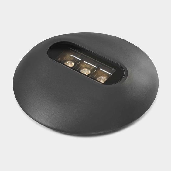 Lampe dextérieur LedsC4 Soul 195 mm - Éclairage efficace et moderne, 417 lumens, 3000 K, aluminium et verre, finition gris urbain, idéale pour les jardins et les terrasses