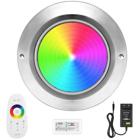 Lampe dextérieur RGB 36W - Acier inoxydable - Source lumineuse LED - Éclairage extérieur pour jardin