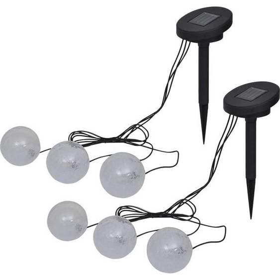 Lampe flottante 6 pcs. LED pour étang et piscine