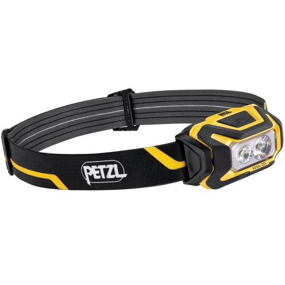 Lampe frontale ARIA 2R noir/jaune avec batterie rechargeable CORE PETZL E070CA00