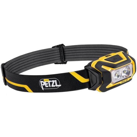 Lampe frontale ARIA 2R rechargeable noir et jaune - PETZL - E071AA00