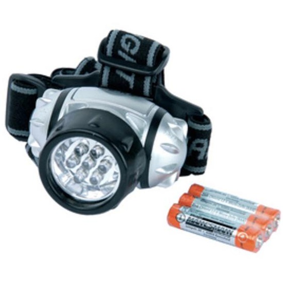 Lampe frontale LED, pivotante, à 7 LED