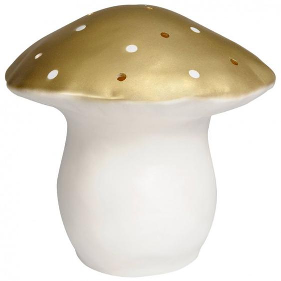 Grande Lampe Veilleuse Champignon Jaune
