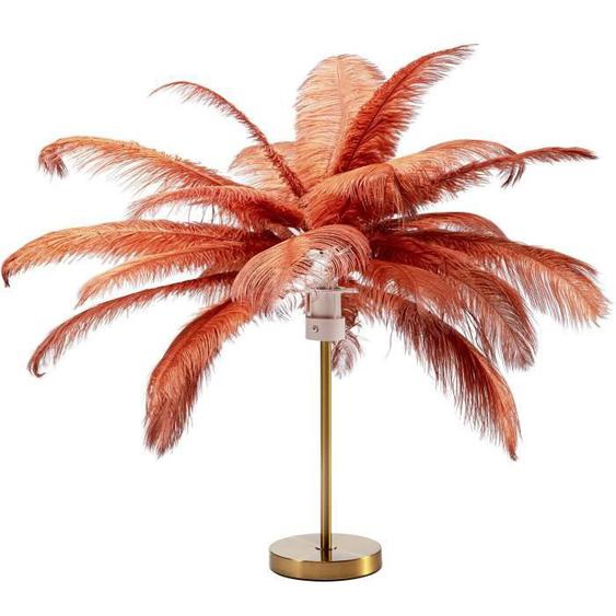 Lampe - KARE - Plumes Rouges - Vintage - 60 cm - Électrique