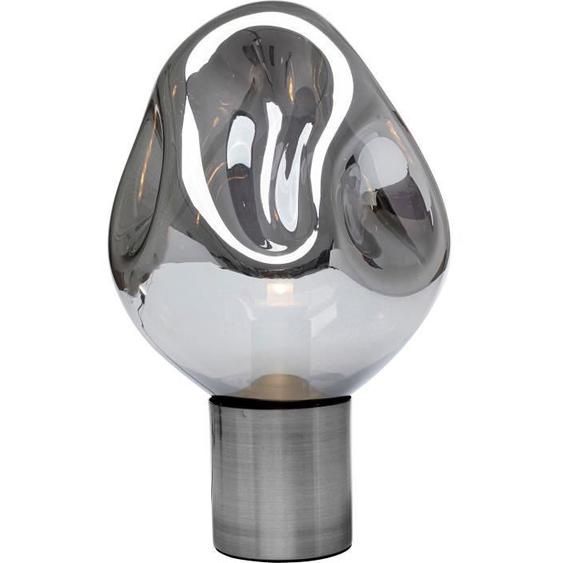 Lampe - KARE - Supernova - Abat-jour en verre - Base en acier brossé - 40 watts max