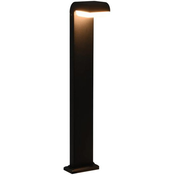 Lampe LED dextérieur 9 W Noir Ovale