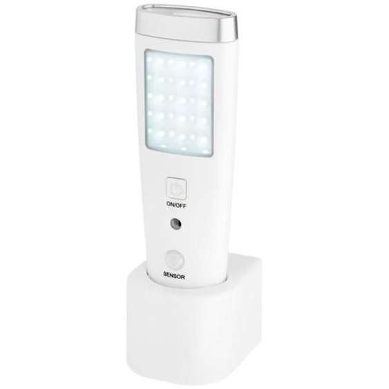 Lampe LED multi-fonction - TFA - 43.2033 - Blanc - Détecteur de mouvement - Éclairage durgence