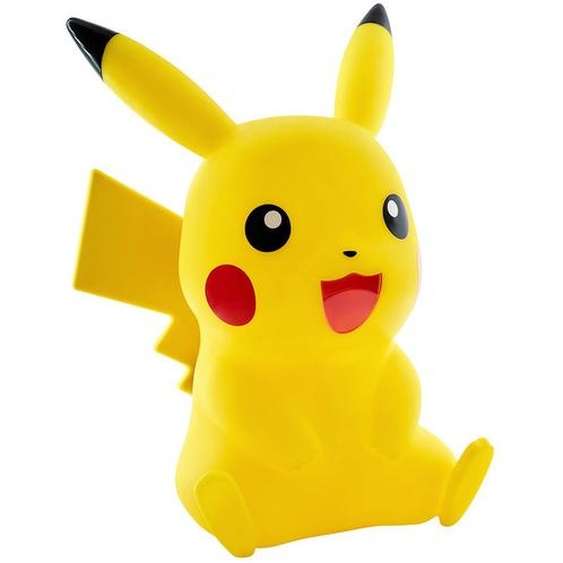 Lampe Led Pokémon Figurine Pikachu Assis Avec Télécommande Jaune