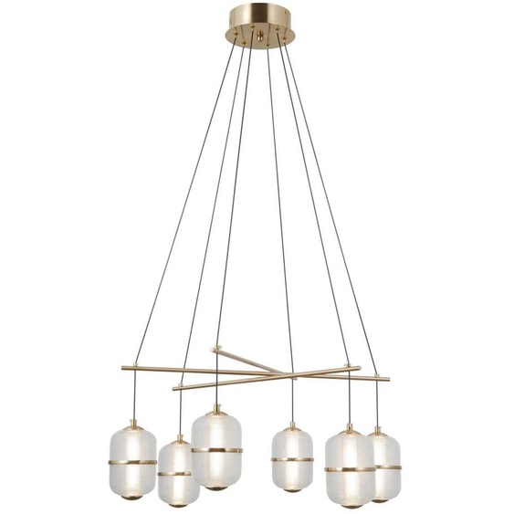 Lampe LED suspendue 32W ALANI PND-34375-6-HBR Italux